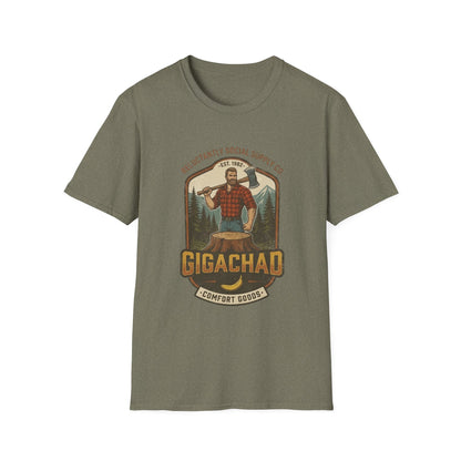 Gigachad Retro Lumberjack T-Shirt