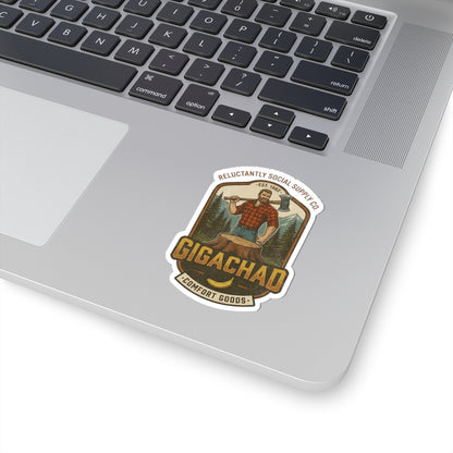 Gigachad Comfort Goods Sticker
