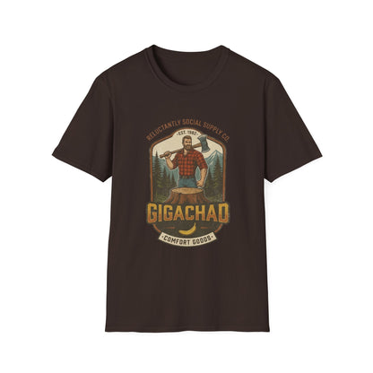 Gigachad Retro Lumberjack T-Shirt
