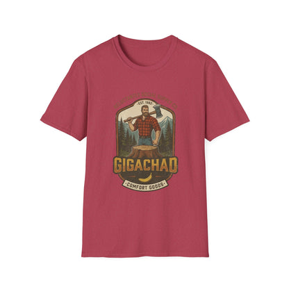 Gigachad Retro Lumberjack T-Shirt