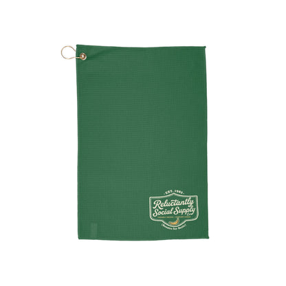 Reluctantly Social Supply Golf Towel