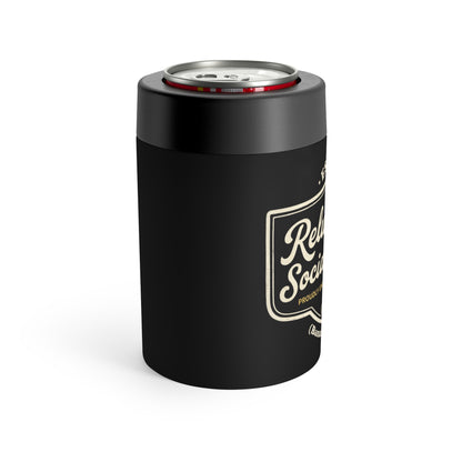 Reluctantly Social Banana Logo Can Cooler