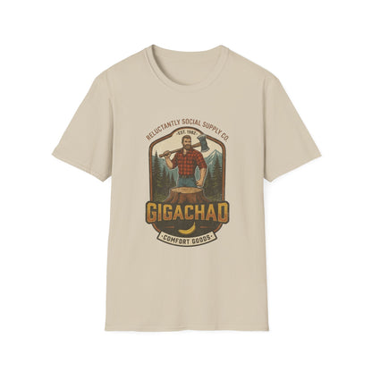 Gigachad Retro Lumberjack T-Shirt
