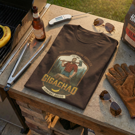 Gigachad Retro Lumberjack T-Shirt