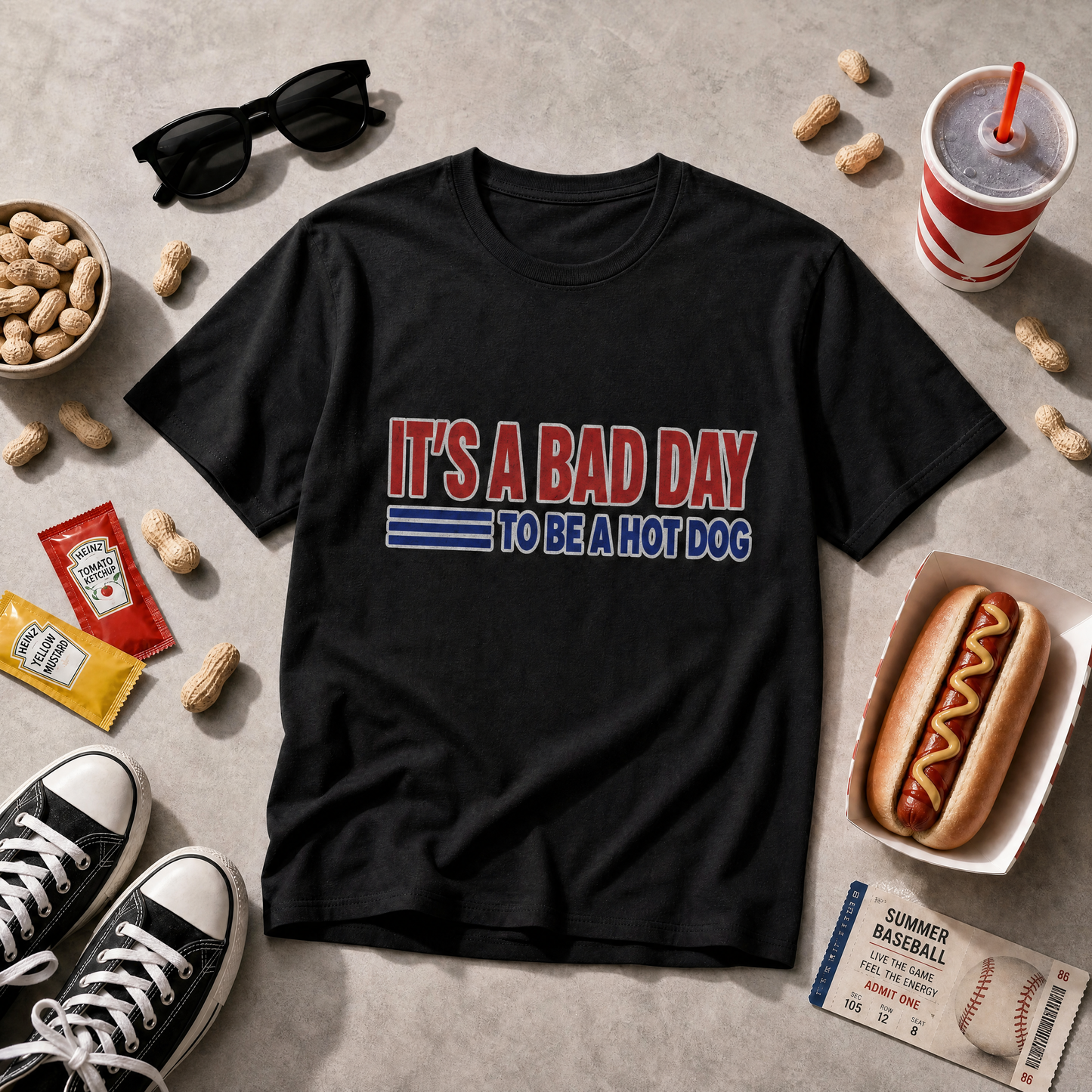 Bad Day to Be a Hot Dog Tee