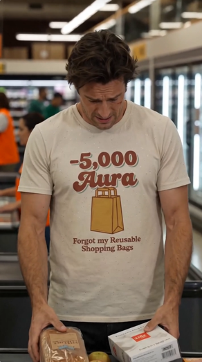 Forgot the bags again?                                       -5,000 Aura.